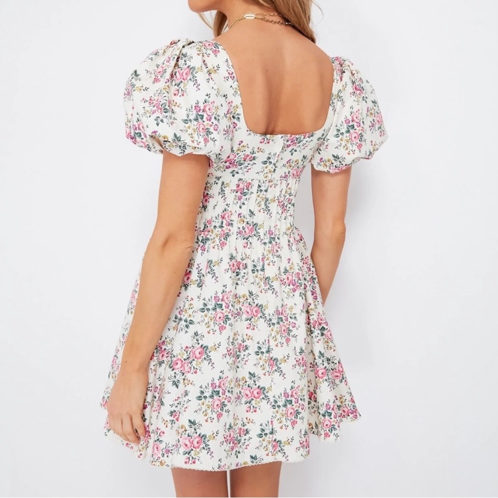 Hyacinth House Mini Aurelia Puff Sleeve Dress - Picture 3 of 6